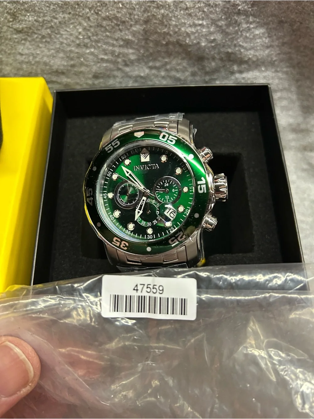*NEW* Watch Invicta 47559 Mens Chronograph Pro Diver Chroma 48mm Stainless Steel